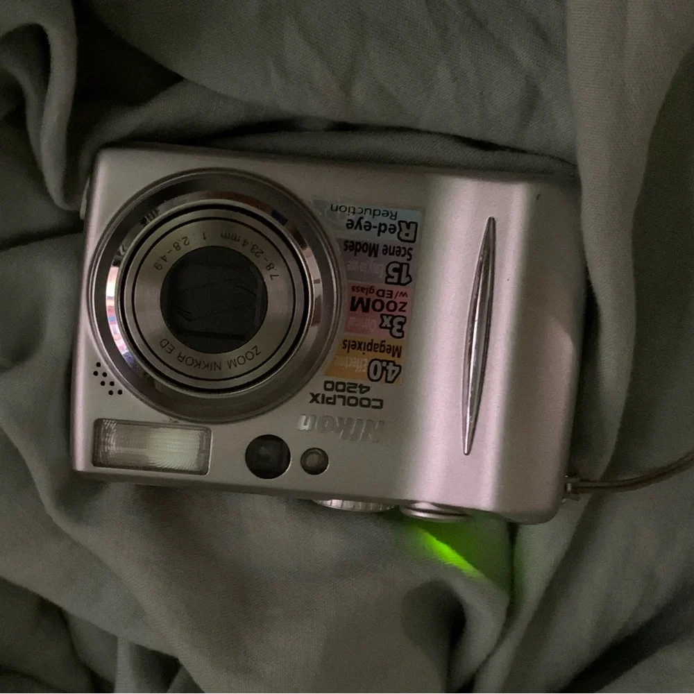 Nikon Silver Digital Camera with Advanced Features